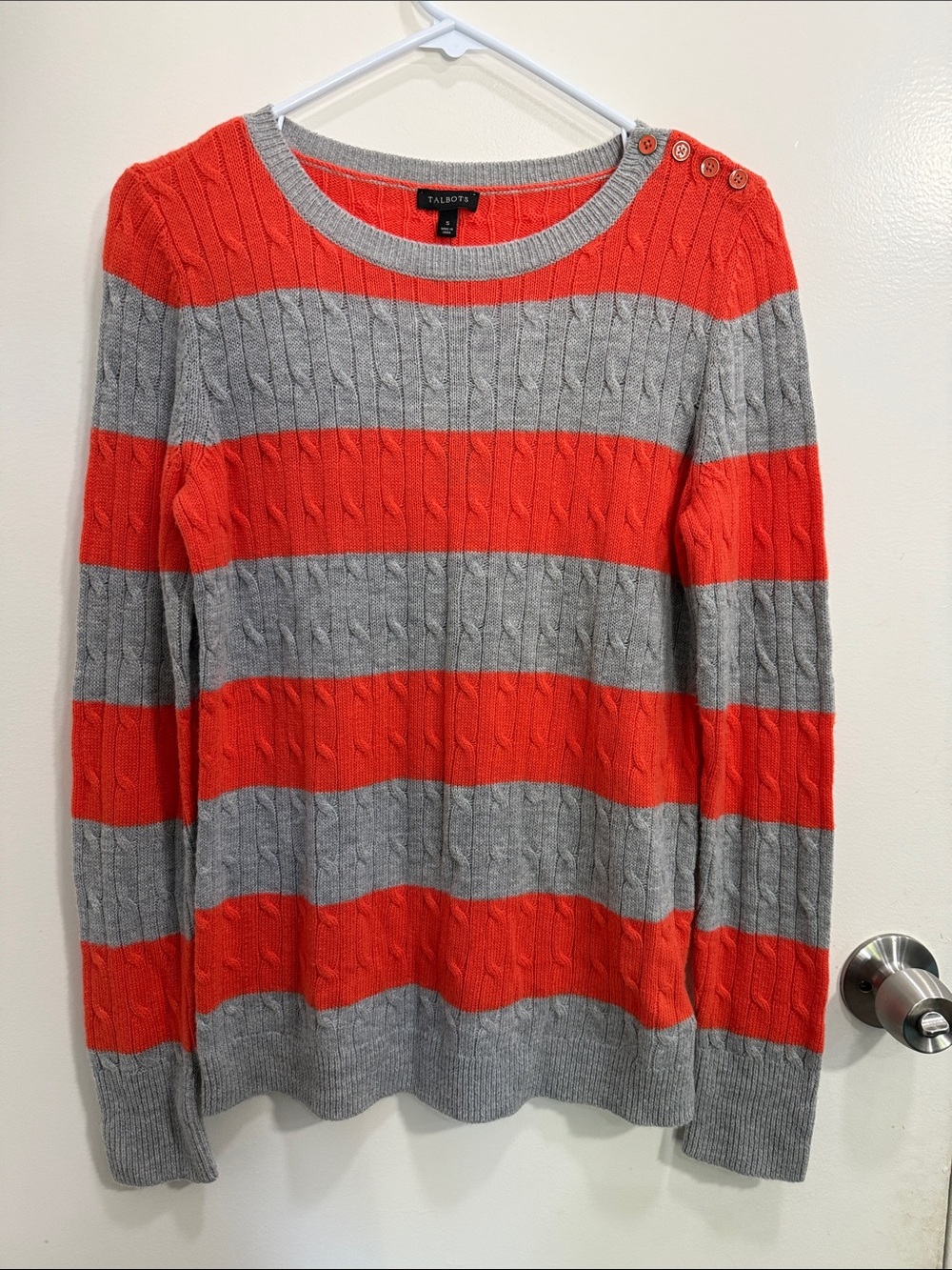 NWT Talbot Striped Sweater - Size S